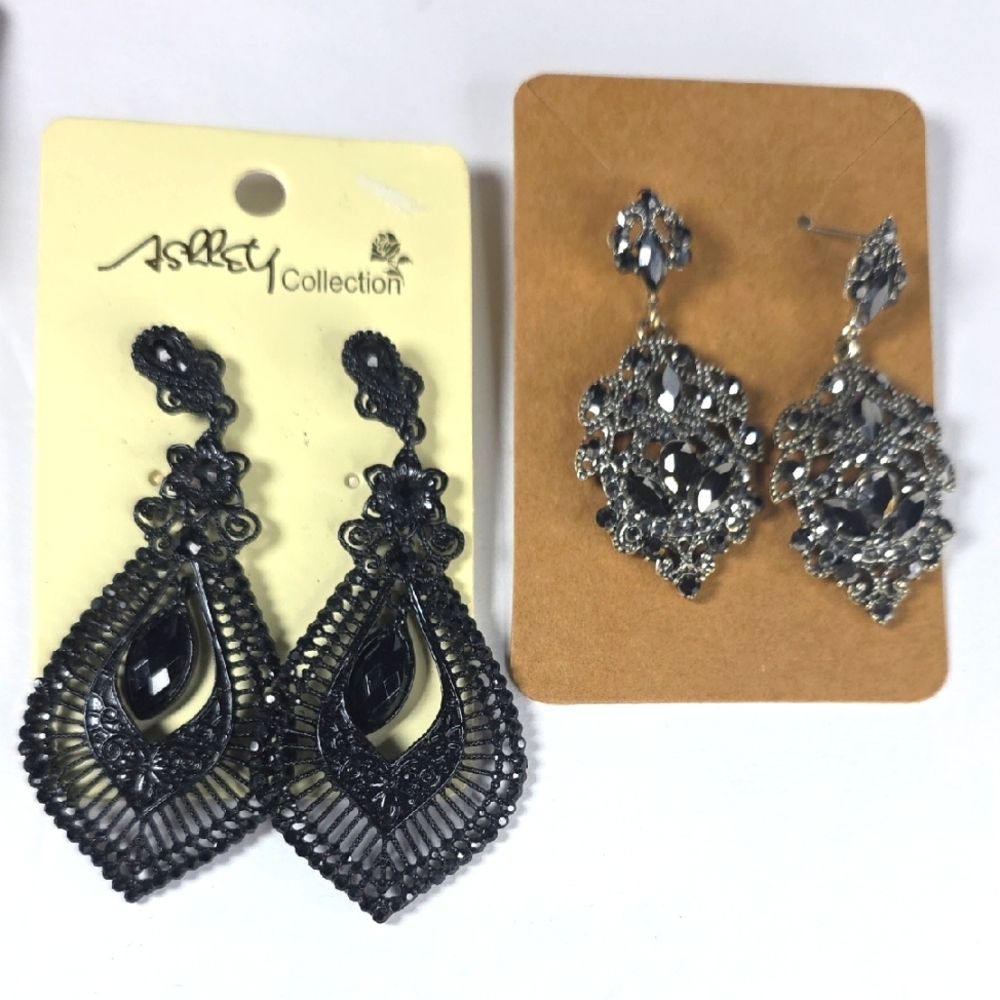 Black Statement Earring Bundle